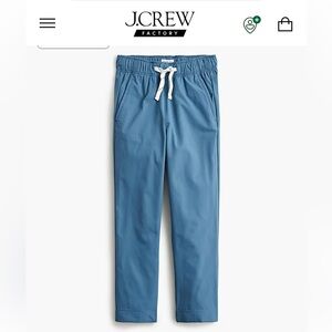 NWT Crewcuts tech pants, youth 10, blue